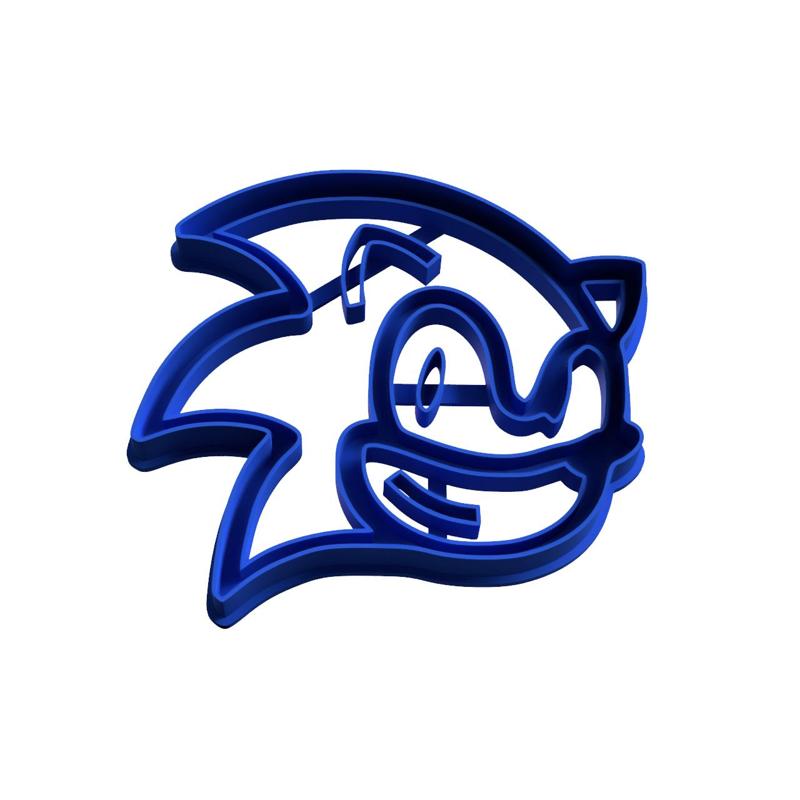 Sonic cookie cutter cutting - Sonic cookie cutter - Cortante de galleta Sonic