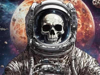 Space Horror (skull )