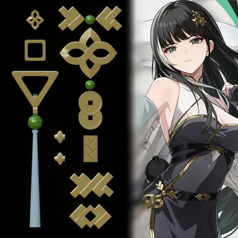 Baizhi - Clothes Accesories - Wuthering Waves Cosplay