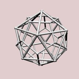 Icosahedron with Dual Dodecahedron