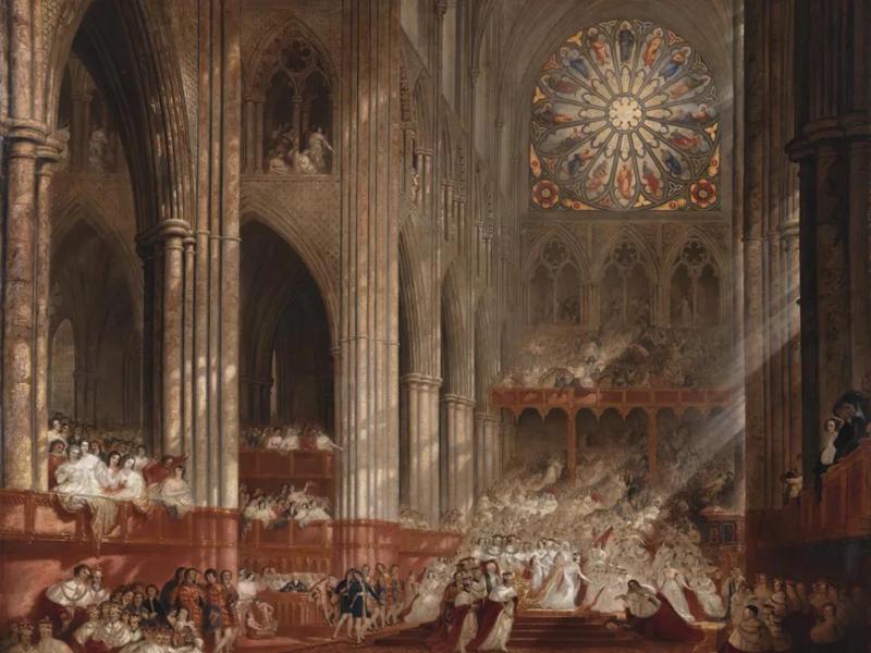 John Martin's The Coronation of Queen Victoria 1836
