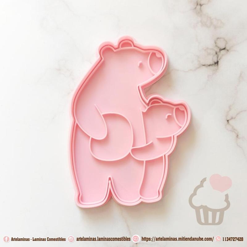 Mama Bear and Teddy Bear Cookie Cutter