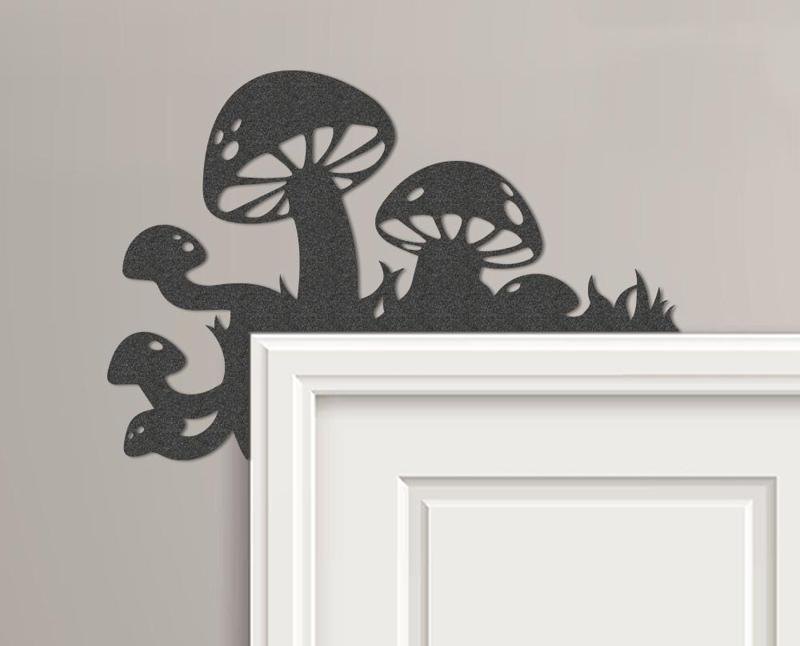 Mushrooms Door Corner Topper