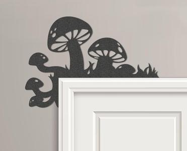 Mushrooms Door Corner Topper