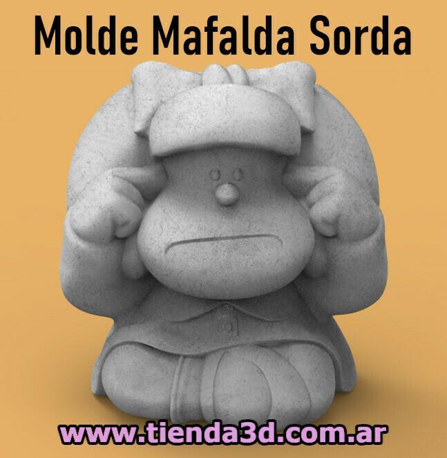 Deaf Mafalda Flowerpot Mold
