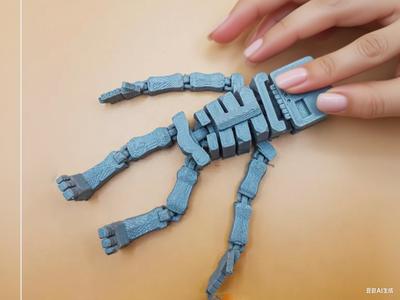 Articulated Skeleton Toy - Fun and Quirky Fidget Toy