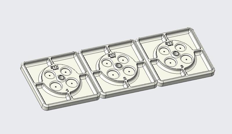 Valve plate Tricylinder engine