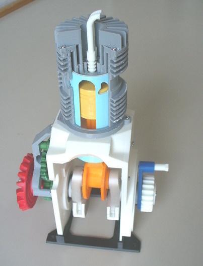 Radial Engine, Sleeve Valve, Main Mechanism