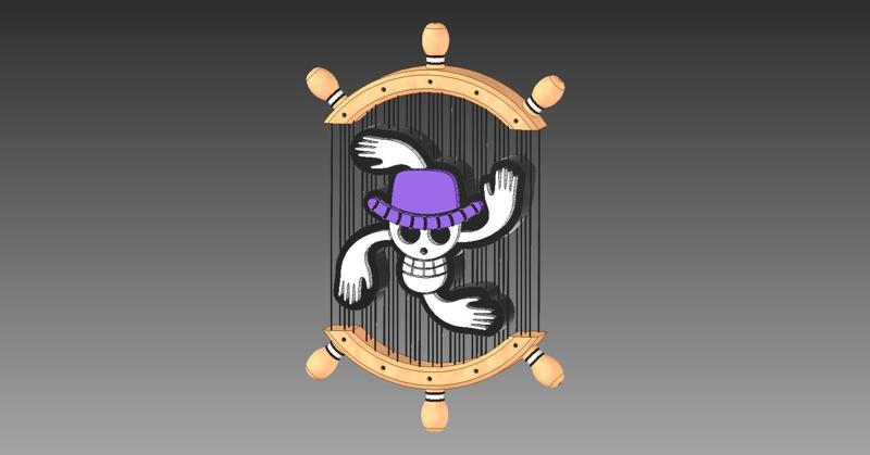 ONE PIECE STRAW HAT GANG PENDANT NICO ROBIN