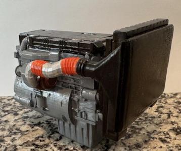 Detroit DD13 Diesel Engine 1/14 TAMIYA MODEL