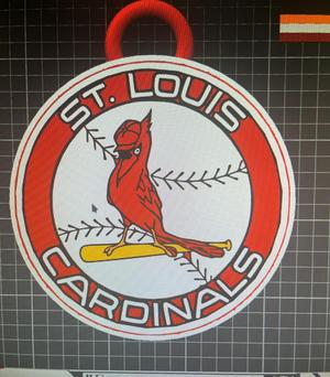 St Louis Cardinals Large Pendant Necklace