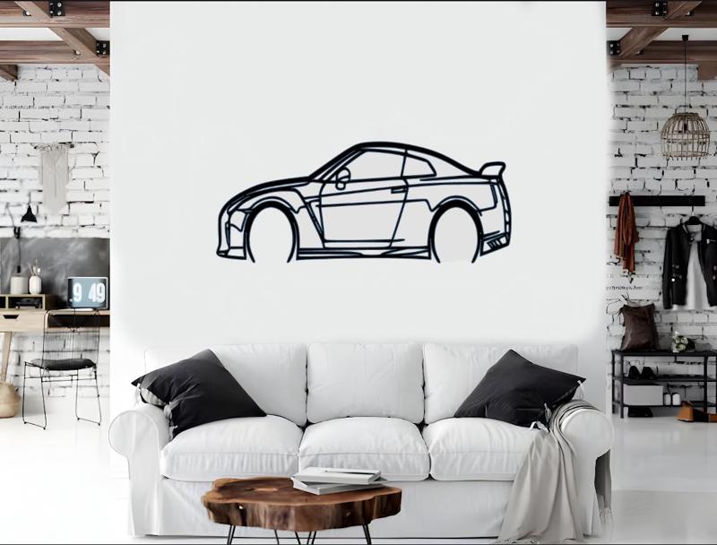 Nissan Skyline GT-R35 Side Silhouette