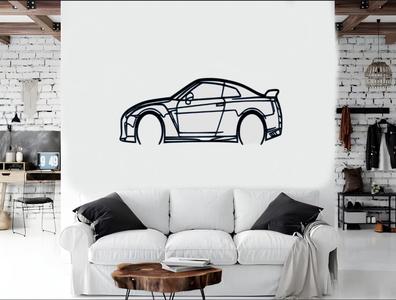 Nissan Skyline GT-R35 Side Silhouette