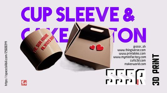 Cup Sleeve & Cake Carton