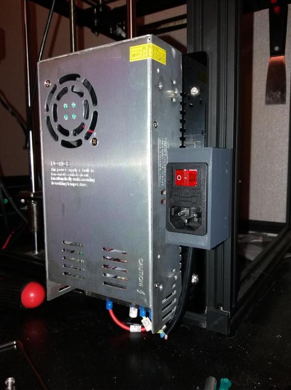 Ender 4 - Power Main Plug & ON/OFF switch box