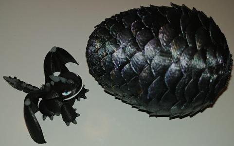 Dragon Egg & Dragon - Articulated