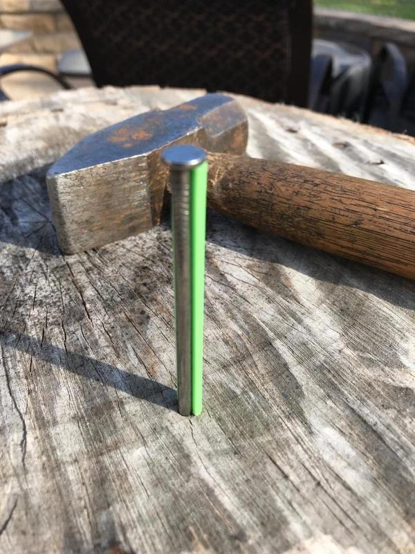 Hammerschlagen nail depth gauge