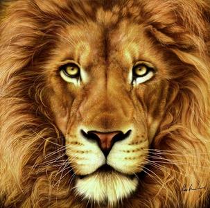 Lion Lithophane