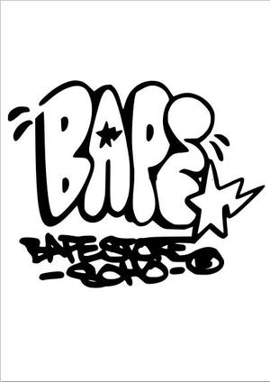 Logo BAPE - A BATHING APE | Décoration Bape