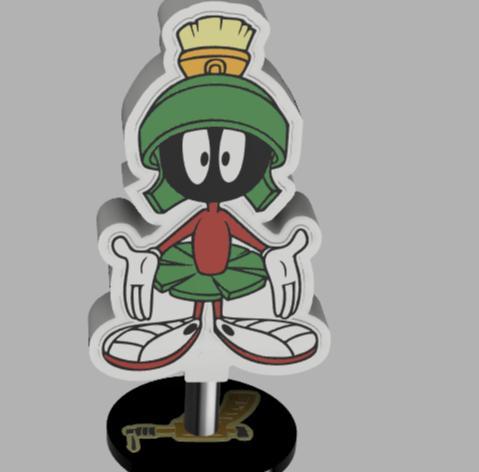 box lumineuse  ; Marvin l'extraterrestre 