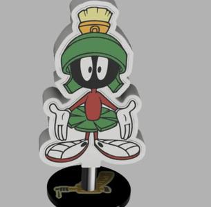 box lumineuse  ; Marvin l'extraterrestre 