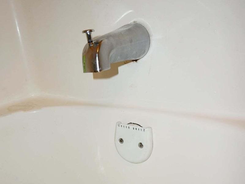 High Tide Bathtub Overflow Drain Plate - New Design!