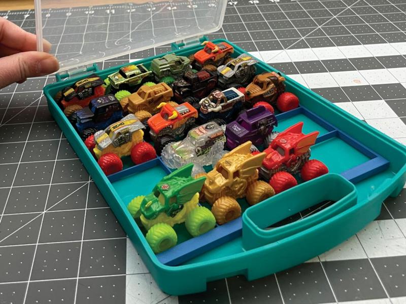 Mini Monster Jam Truck Holder Grid - 20 minis