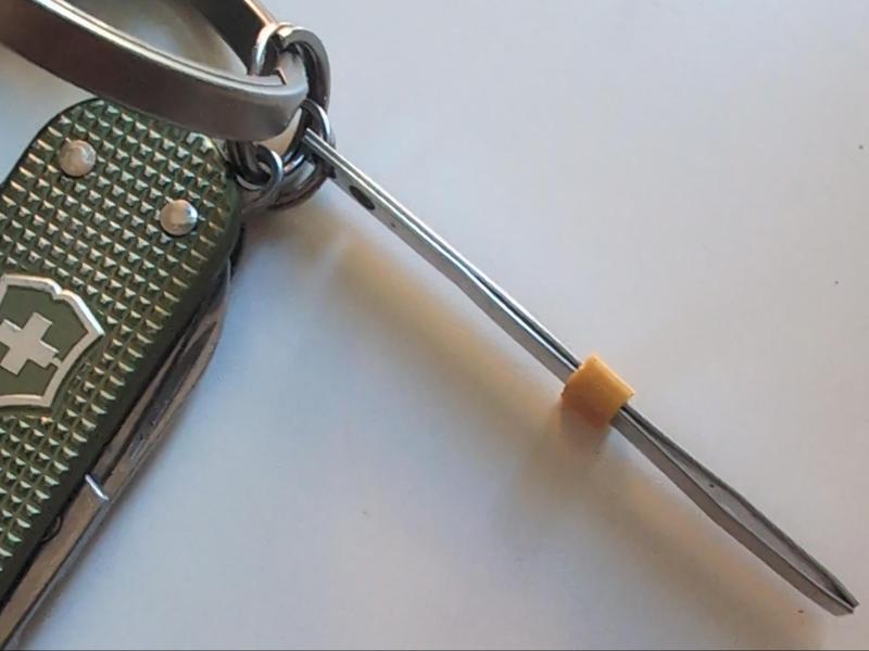 Swiss army knife small tweezer holder