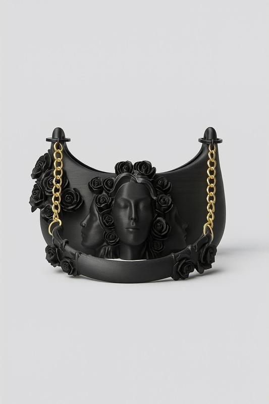 Women BAG 🖤 Gothic Elegance Meets Modern Art 🖤