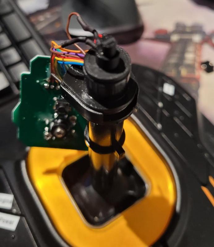 Thrustmaster T.16000M Hall Sensor Mod