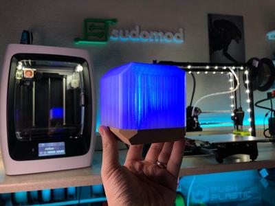 ESP32-powered Programmable Neopixel Lamp