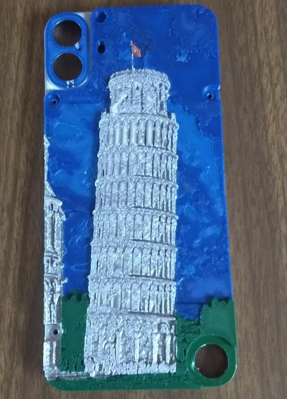 Leaning Tower of Pisa Nothing CMF 1 Back Plate