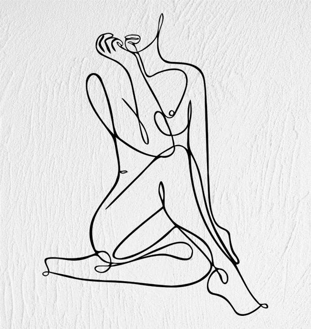 SEXY WOMAN DARING WALL ART 2D WALL ART DECORATION