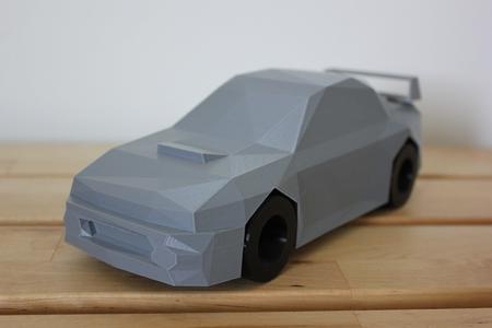 Low Poly Subaru Impreza 22b STi