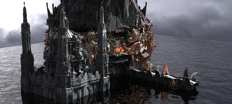 Ocean Master Tower City Kit bash