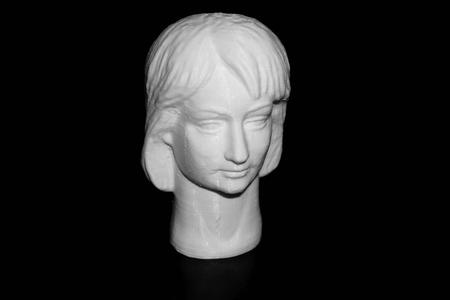 Mariana Bitang bust in Deva, Romania