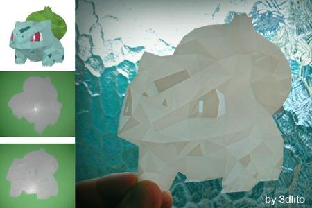 litofania Low poly pokemon