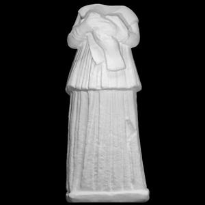 Statuette of a girl with a dove