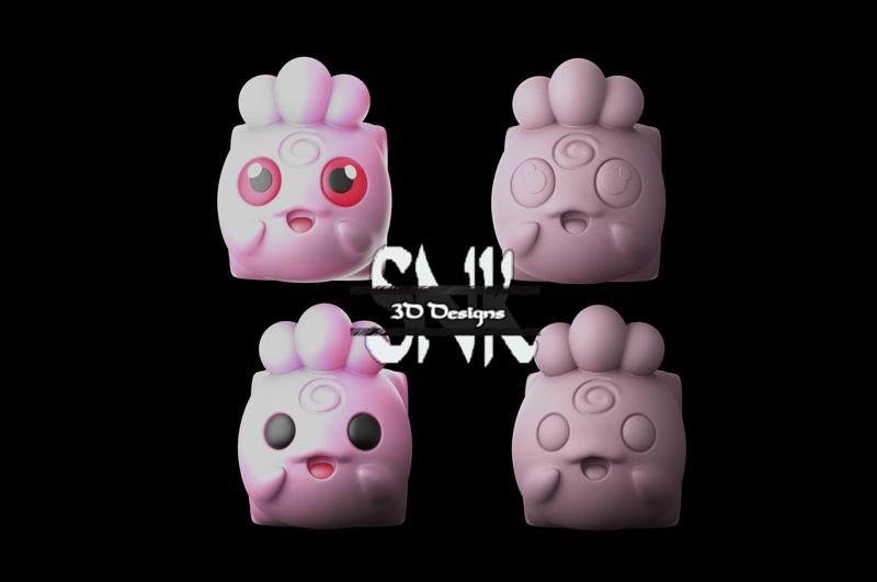 Igglybuff Pokemon KeyCap
