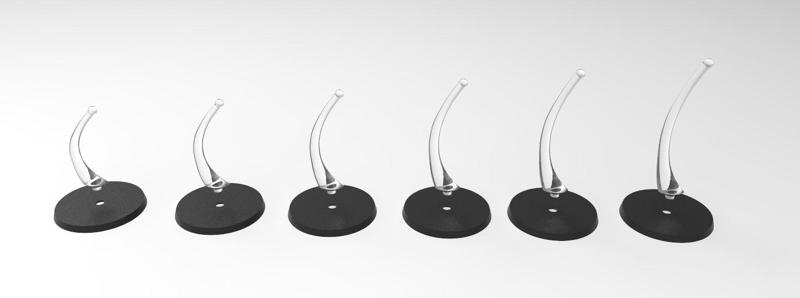 Tabletop Curved Flying Stand 35-40-45-50-55-60mm