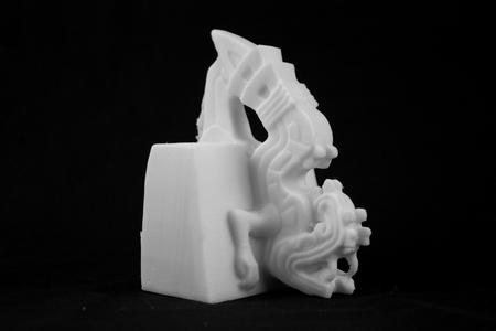 Stone Figure of Xiuhcoatl at The British Museum, London