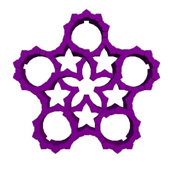 FATHAUER WALKABLE PENTAFOIL KNOT FORTRESS 1