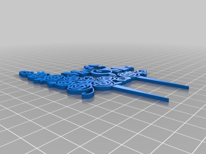 Mr & Mrs Wedding Cake Topper