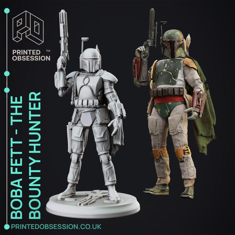 Star Wars - Boba Fett The Bounty Hunter - 75 mm scale model