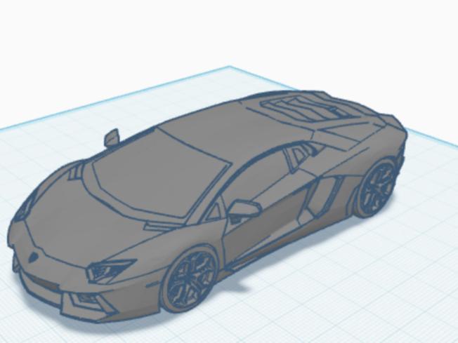 Lamborghini Aventador (Model) (Not Moving)