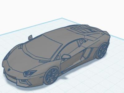 Lamborghini Aventador (Model) (Not Moving)