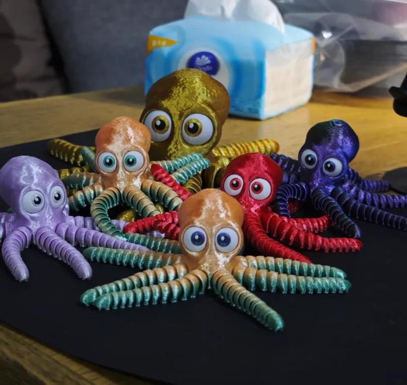 Magnetic Octopus   Magnetic Big Octopus   Refrigerator Magnet Model   Octopus Parts   Multicolor Octopus (Disassembled Version)