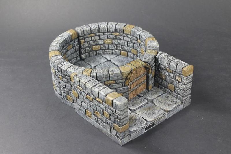 OpenLOCK Dungeon Stone Curved Interfaces