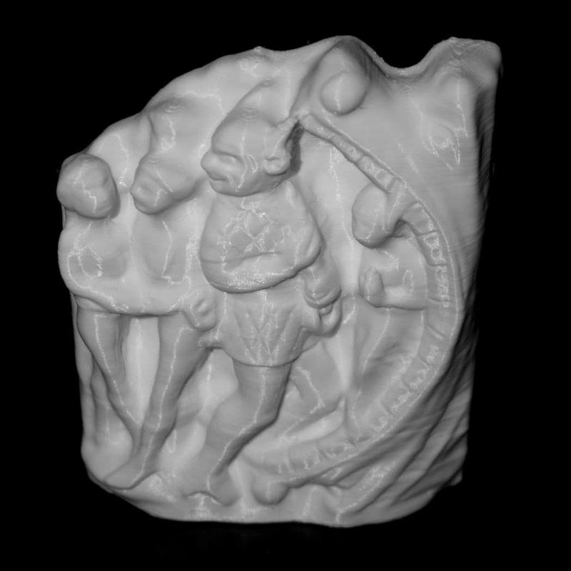 Panel depicting The Last Judgement at The British Museum, London