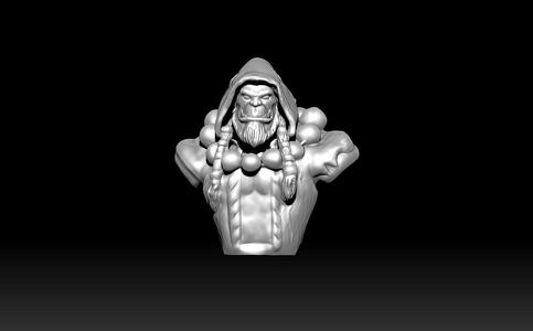 Orc Shaman Thrall - Bust